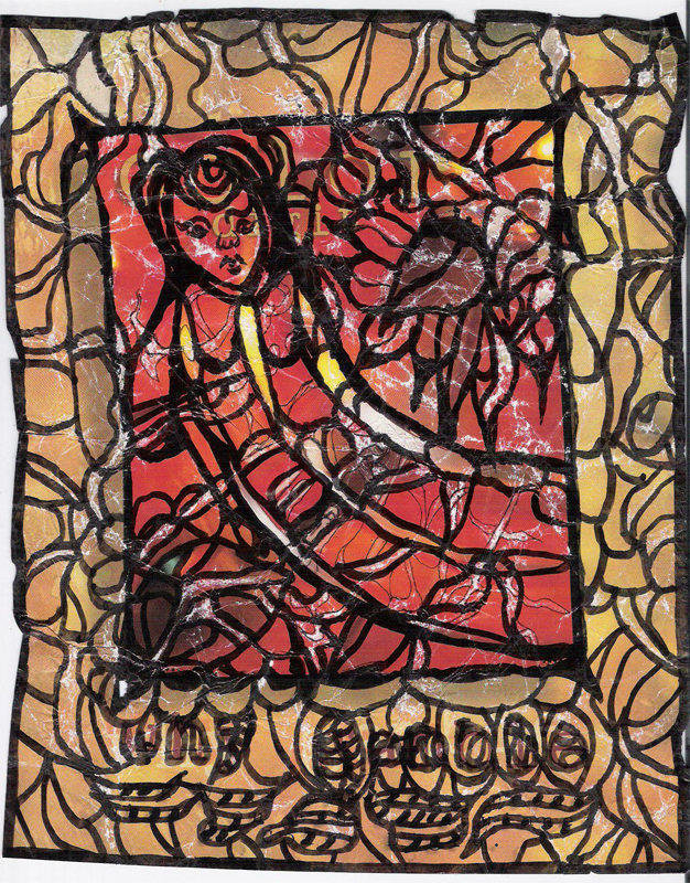 Image of “Orange Floating Lady (2000)”